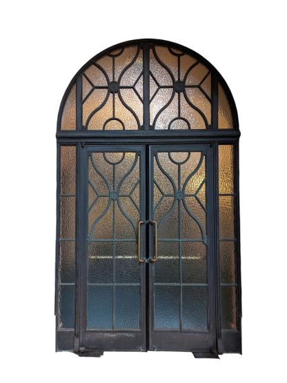 1926 Bronze Double Doors In Jamb