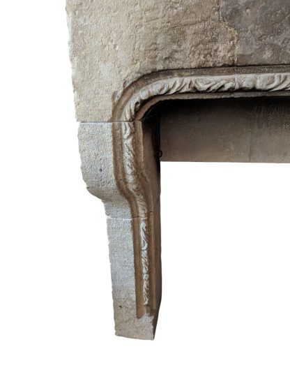 18th Century Italian Limestone Fireplace Surround - Image 2