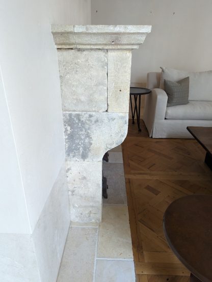 18th Century Italian Limestone Fireplace Surround - Image 5