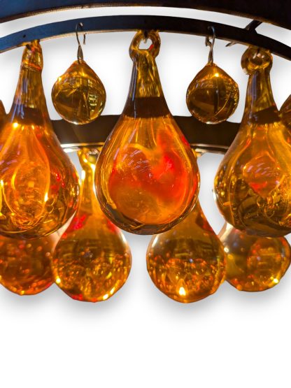 Amber Ochre Arctic Pear Hanging Light by JB Custom Concepts - Image 5