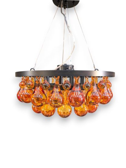 Amber Ochre Arctic Pear Hanging Light by JB Custom Concepts - Image 2