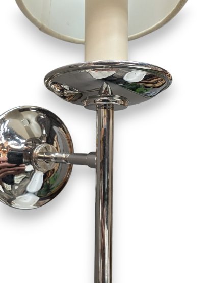 Palmer Hargrave Polished Nickel Sconce - Image 3