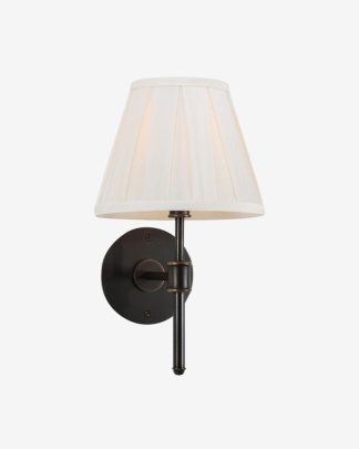 Urban Electric Co. Wall Sconce with Silk Shade