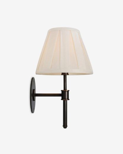 Urban Electric Co. Wall Sconce with Silk Shade - Image 2