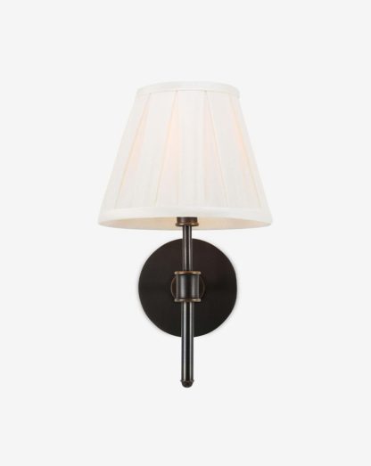 Urban Electric Co. Wall Sconce with Silk Shade - Image 3