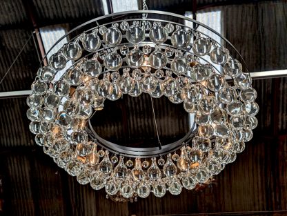 Clear Ochre Arctic Pear Hanging Light by JB Custom Concepts - Image 3