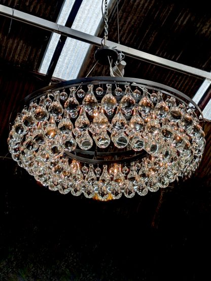 Clear Ochre Arctic Pear Hanging Light by JB Custom Concepts - Image 2