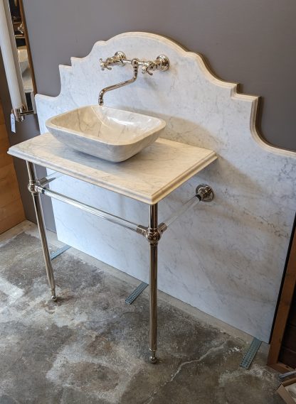 Waterworks Washstand with Vessel Sink and Etoile Faucet - Image 6