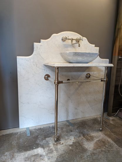 Waterworks Washstand with Vessel Sink and Etoile Faucet - Image 2