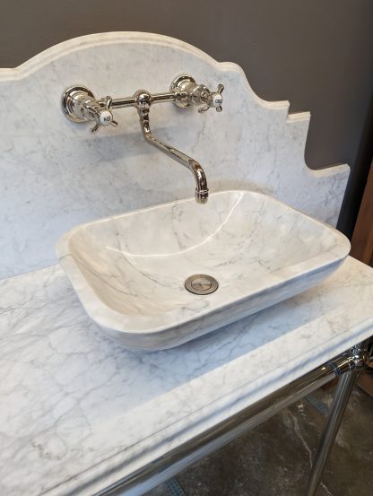 Waterworks Washstand with Vessel Sink and Etoile Faucet - Image 4