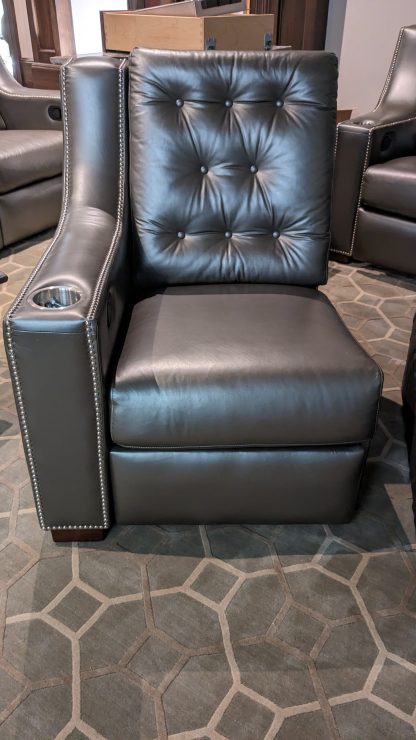 Leather Reclining Theater Seats - Image 4