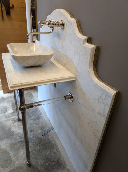 Waterworks Washstand with Vessel Sink and Etoile Faucet - Image 8