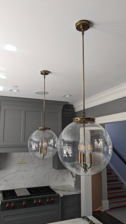 Hector Glass Globe Pendant Lights - Image 2