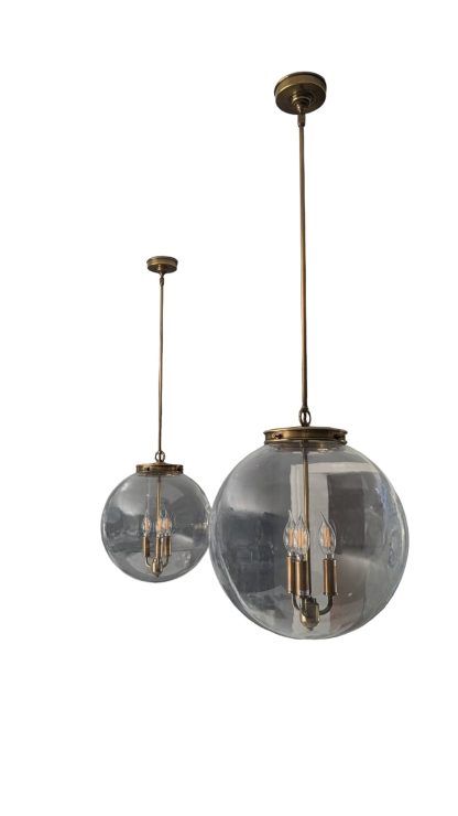 Hector Glass Globe Pendant Lights - Image 10