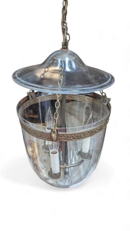 Clear Bell Jar Pendant Light