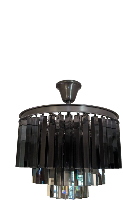 3 Tiered Elegant Lighting Sydney Collection Semi Flush Mount Light - Image 3