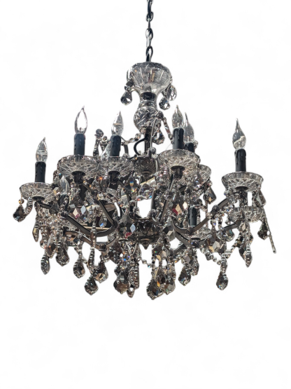 2 Tiered Royal Cut Crystal Chandelier from Elegant Lighting's St. Francis Collection