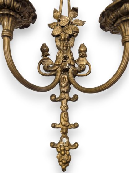 Louis XV Style Brass Wall Sconce - Image 5