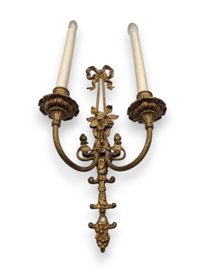 Louis XV Style Brass Wall Sconce - Image 2