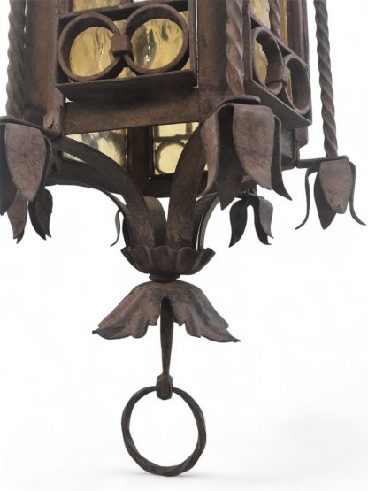 Wrought Iron Spanish Revival Pendant Light - Image 4