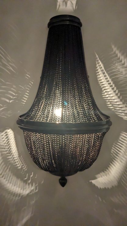 Chain Mail Wall Sconce - Image 4