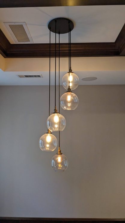 5 Tiered Pendant Light from Elegant Lighting's Baxter Collection - Image 5