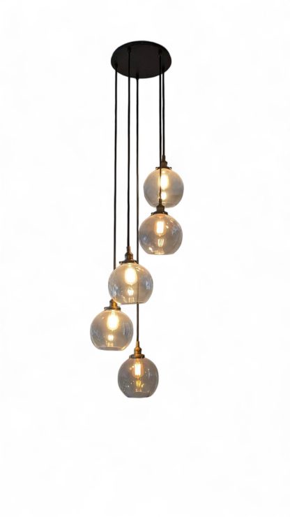 5 Tiered Pendant Light from Elegant Lighting's Baxter Collection