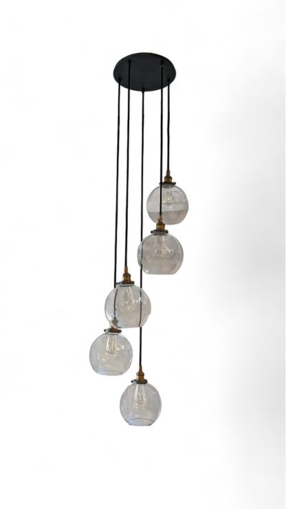 5 Tiered Pendant Light from Elegant Lighting's Baxter Collection - Image 2