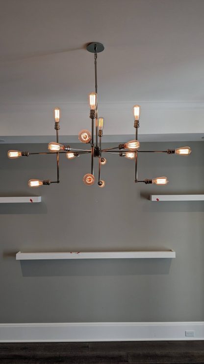 Linear Chandelier from Elegant Lighting's Ophelia Collection - Image 7