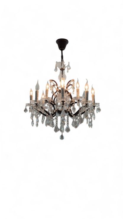 2 Tiered Royal Cut Crystal Chandelier from Elegant Lighting's St. Francis Collection - Image 3