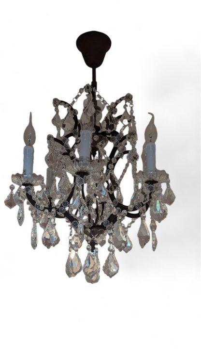 Single Tiered Royal Cut Crystal Chandelier from Elegant Lighting's St. Francis Collection - Image 4