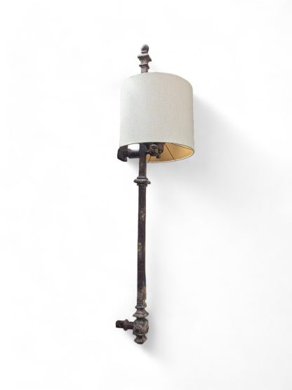 Patina'd Steel Wall Sconces - Image 7