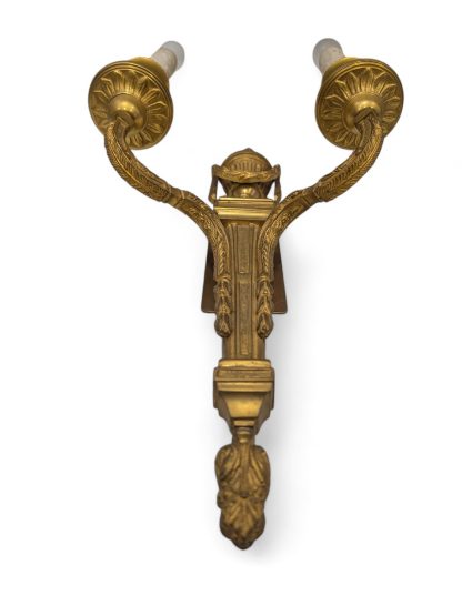 Gilt Brass Flaming Urn Sconce - Image 8