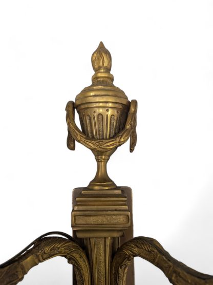 Gilt Brass Flaming Urn Sconce - Image 9