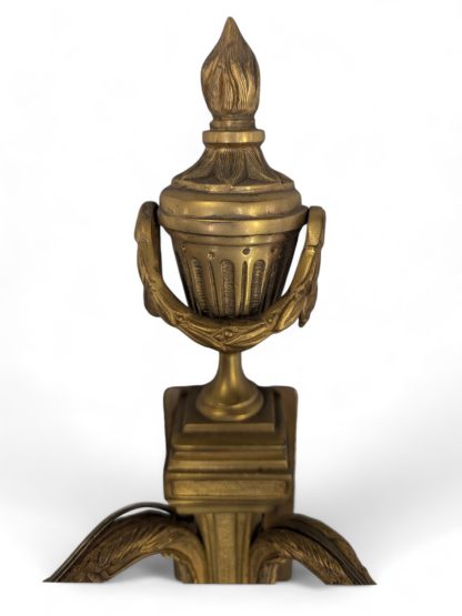 Gilt Brass Flaming Urn Sconce - Image 12