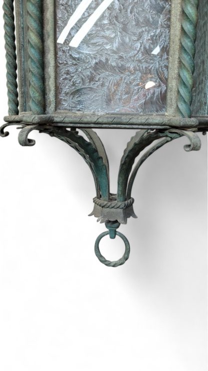 Bronze Verdigris Spanish Revival Exterior Lantern - Image 2