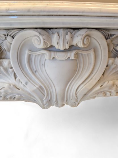 Louis XV Style Marble Fireplace Surround - Image 9