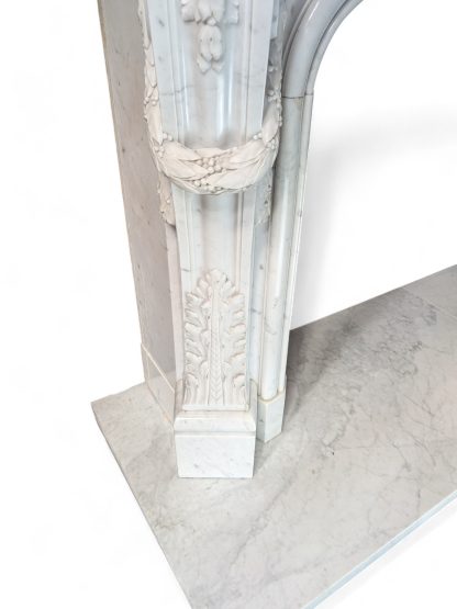 Louis XV Style Marble Fireplace Surround - Image 6