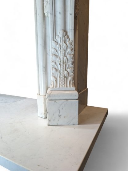 Louis XV Style Marble Fireplace Surround - Image 4